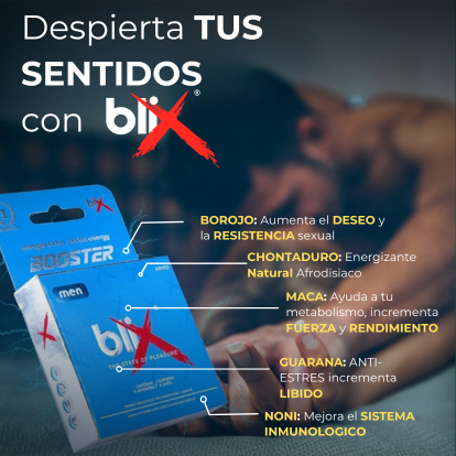 Potenciador Afrodisiáco Blix 🍆🍑