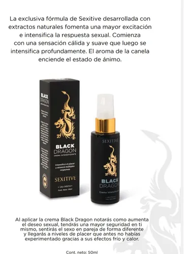 Crema intensificante Black Dragon - 50ml