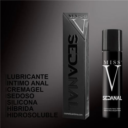 Miss V Sedanal Anal - Silicona Hidrosoluble Liquida